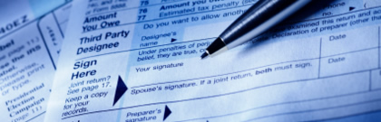 Image of tax form